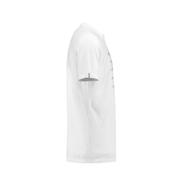 Men's Car Graphic T-Shirt White 2018 Scuderia Ferrari