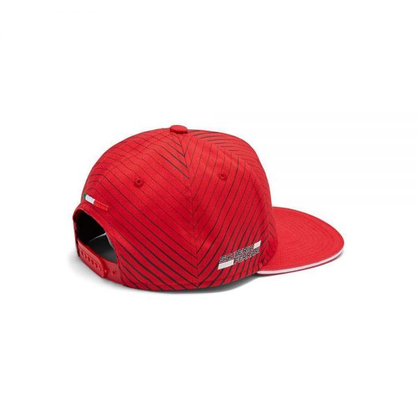 Scuderia Ferrari Fanwear Sebastian Vettel Flat Brim Cap