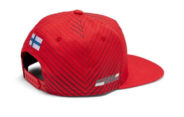 Scuderia Ferrari Kimi Raikkonen 2018 Formula 1 Authentic Red Flatbrim Hat